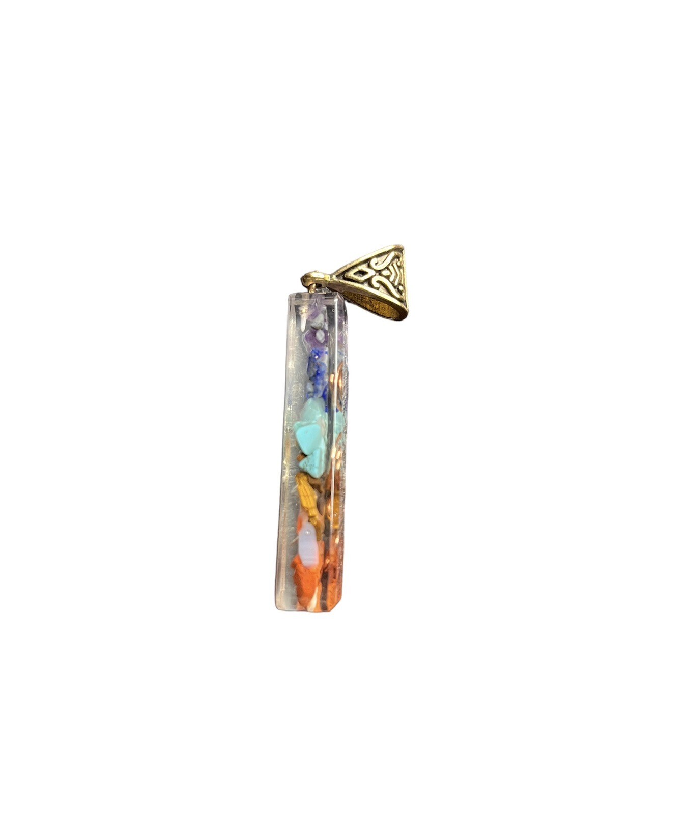 7 Chakra Healing Crystal Pendant Natural Stone Necklace Reiki Meditation Yoga