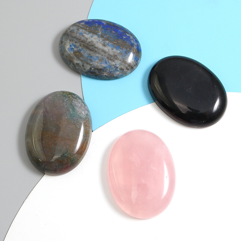 30x40mm Charms Natural Oval CAB CABOCHON Stone Bead For Jewelry Making Wholesale