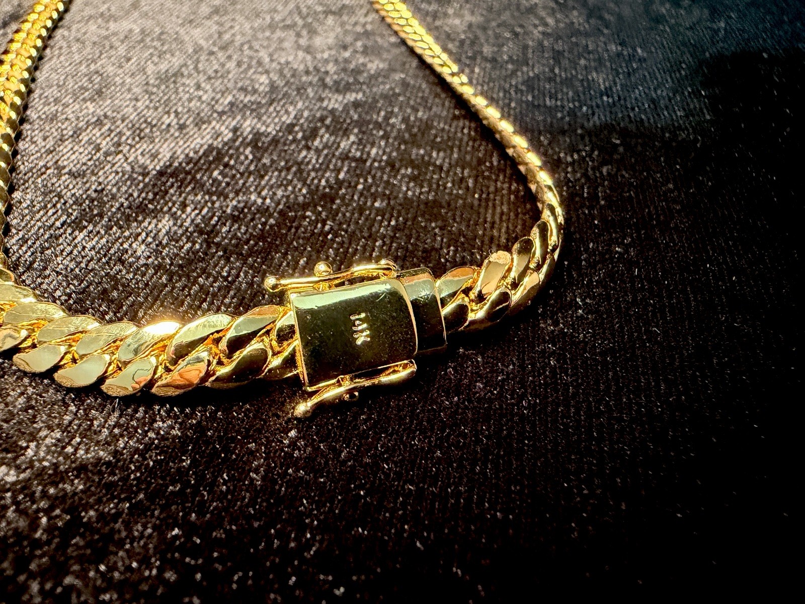 Miami Cuban 14K Stamped Gold Filled 20in 6MM Necklace W/Box Lock. BRAND NEW
