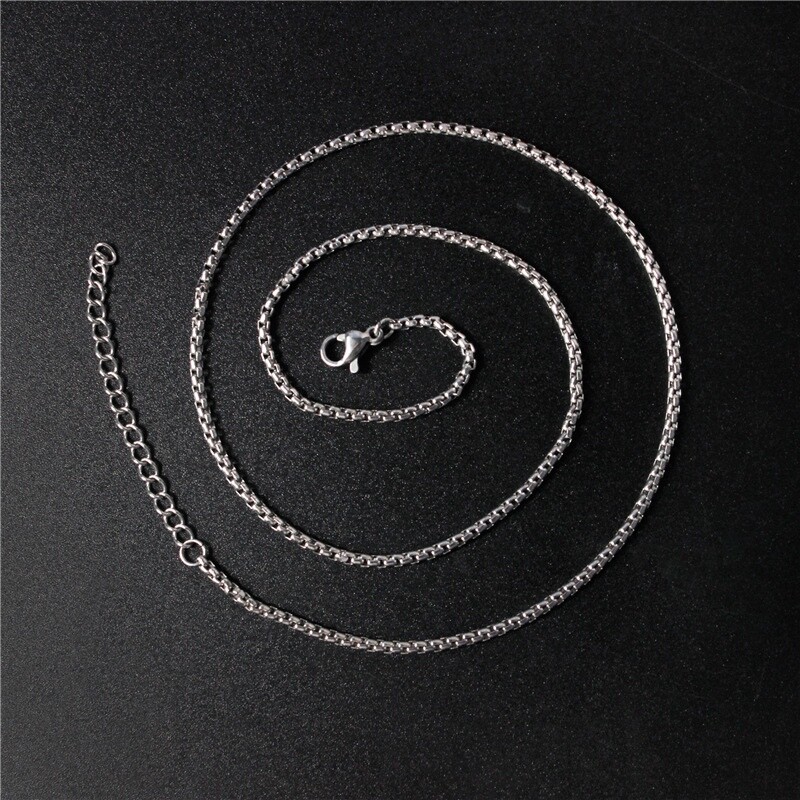 Men’s Fashion Jewelry Silver Minimalist Feather Pendant Necklace 1-300