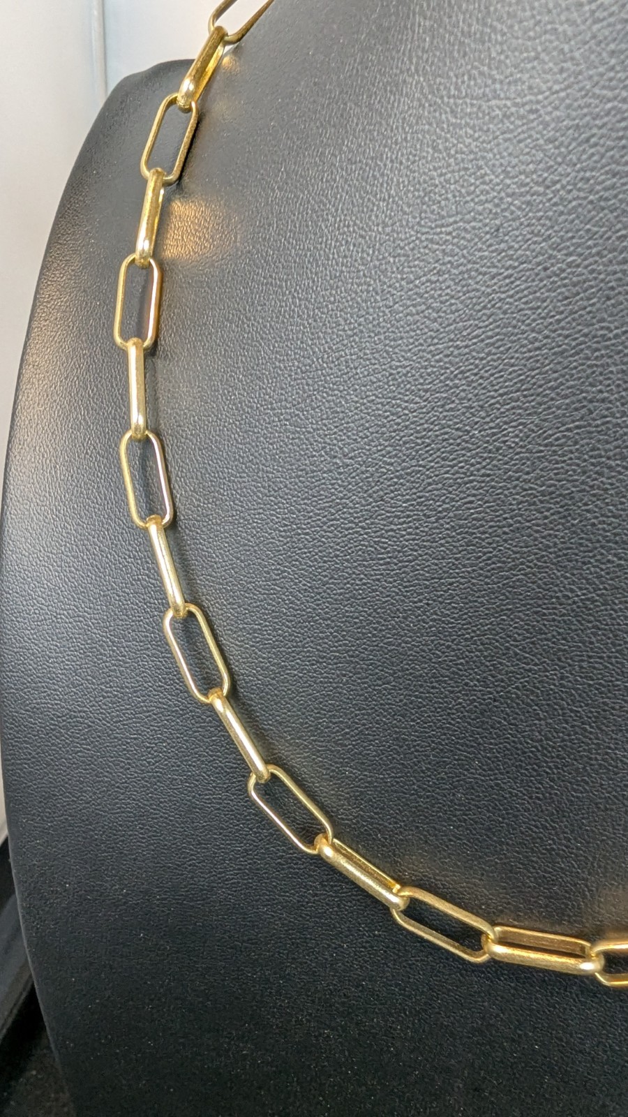 Gold Tone Chain Necklace Lot of 3 – Paperclip & Cable Styles – Layering