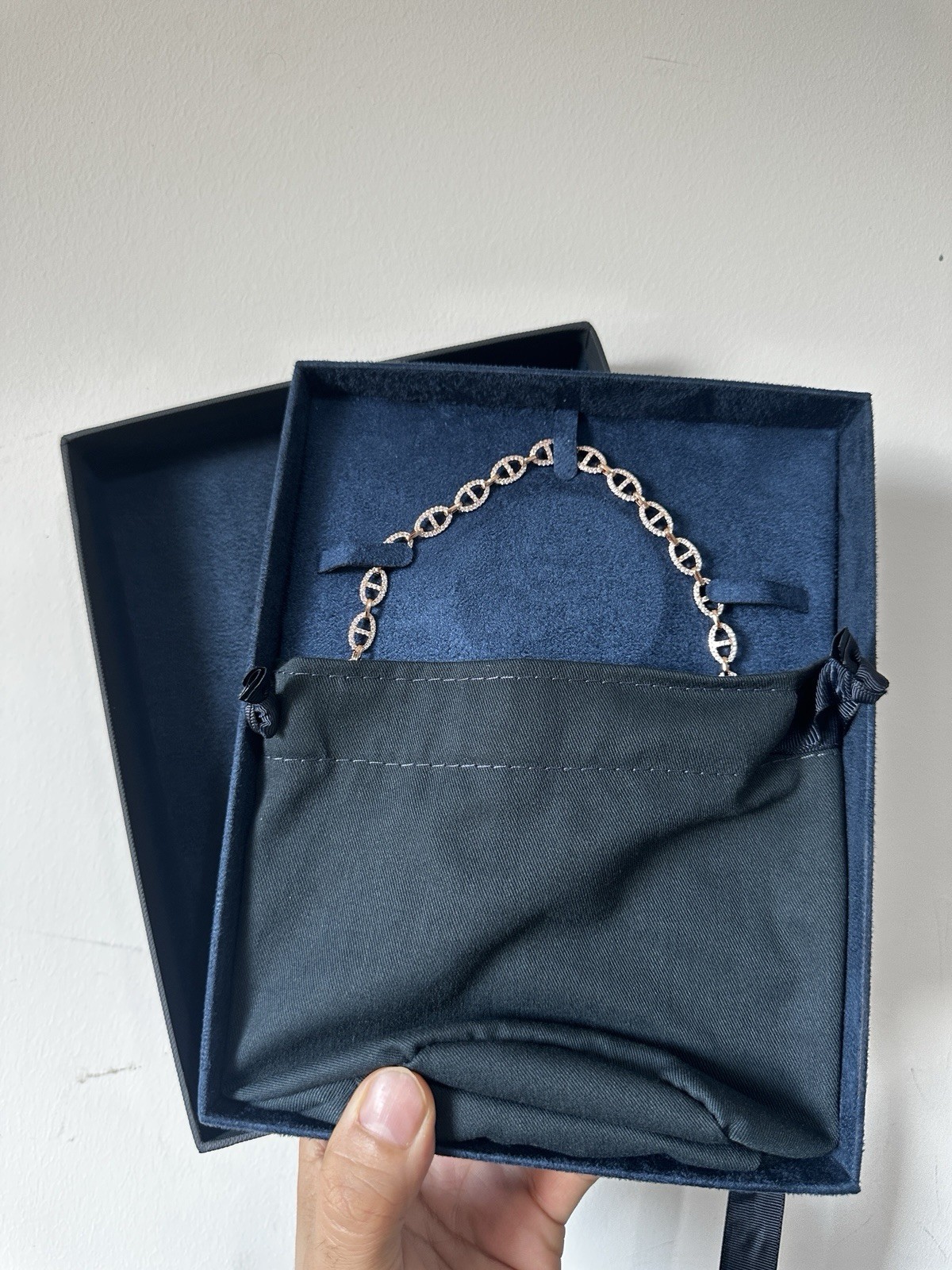 YACHT CLUBMaille Marine Chain Necklace18k Rose Gold Plated