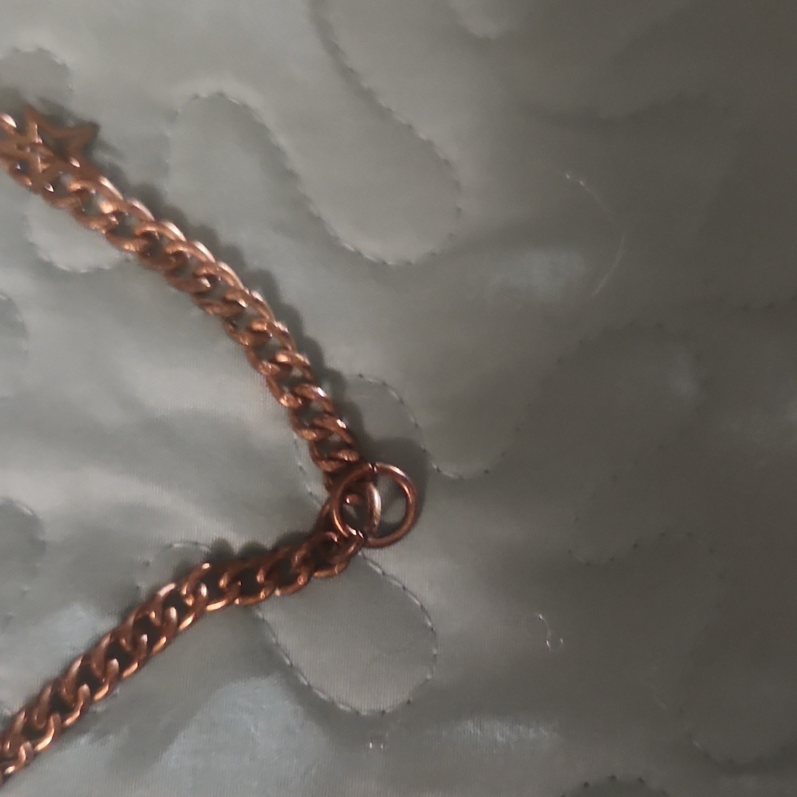 Multiple Layer Metal Star and Heart Necklace with Lobster Clasp