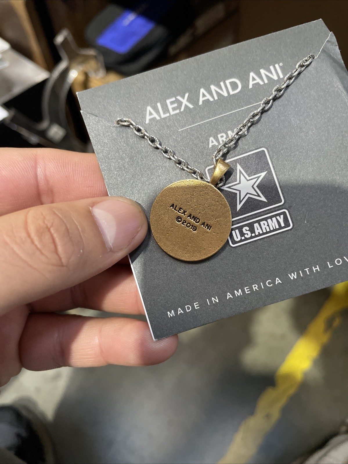 Alex And Ani United States Army 30” Necklace