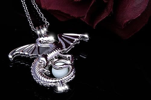 AlterImage Majestic Medieval Dragon Glow In The Dark Necklaces Set of 3 Luminous