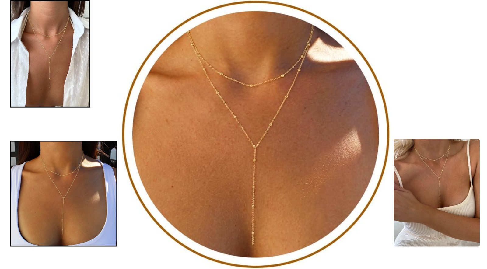 Gorgeous Y-Shaped Gold Lariat Necklace – Ideal Gift for Special Occasions