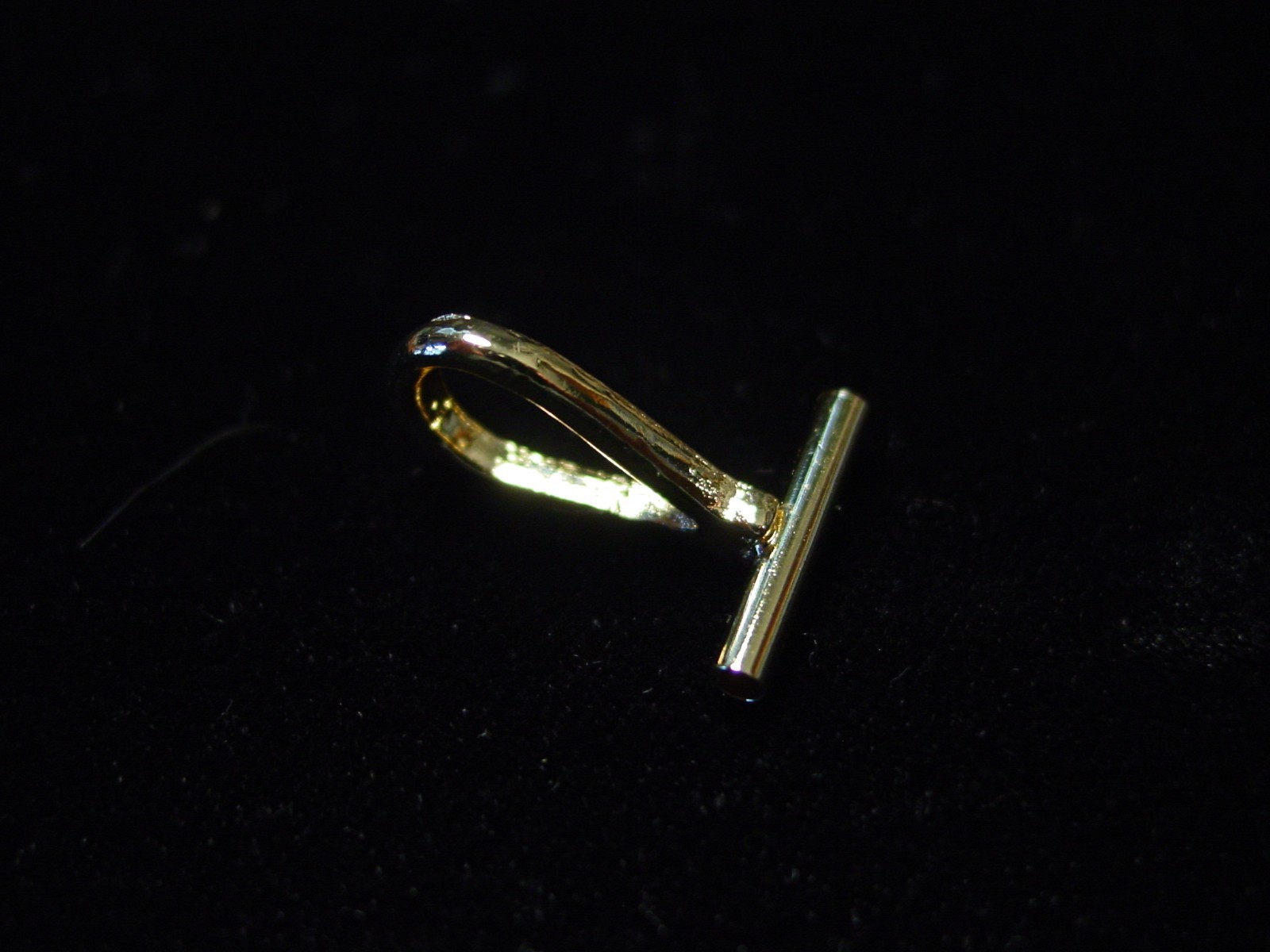 Gold Plated SMALL Horizontal Pin Converter – Convert any Pin into a Necklace