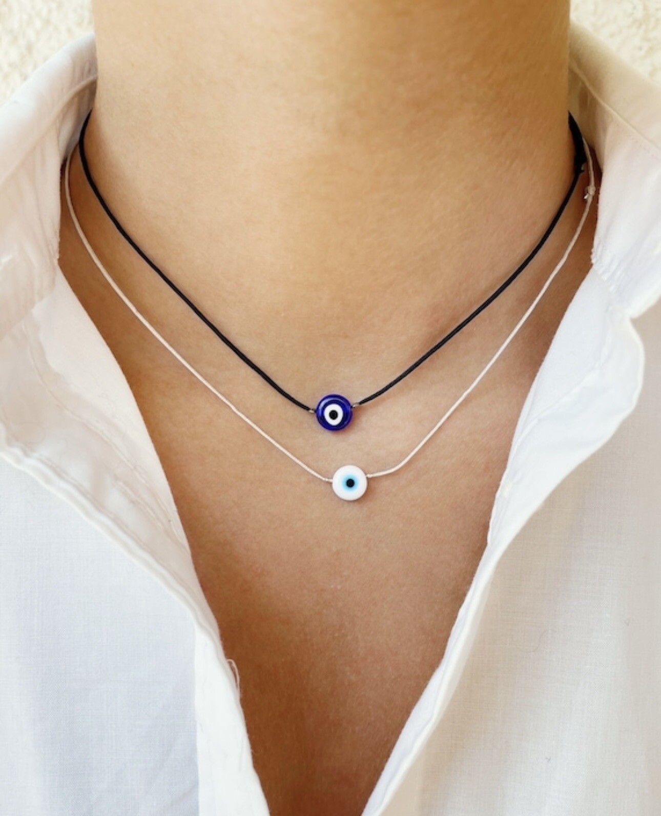 Evil Eye Necklace Evil Eye Choker Evil Eye Protection Nazar Goodluck Necklace