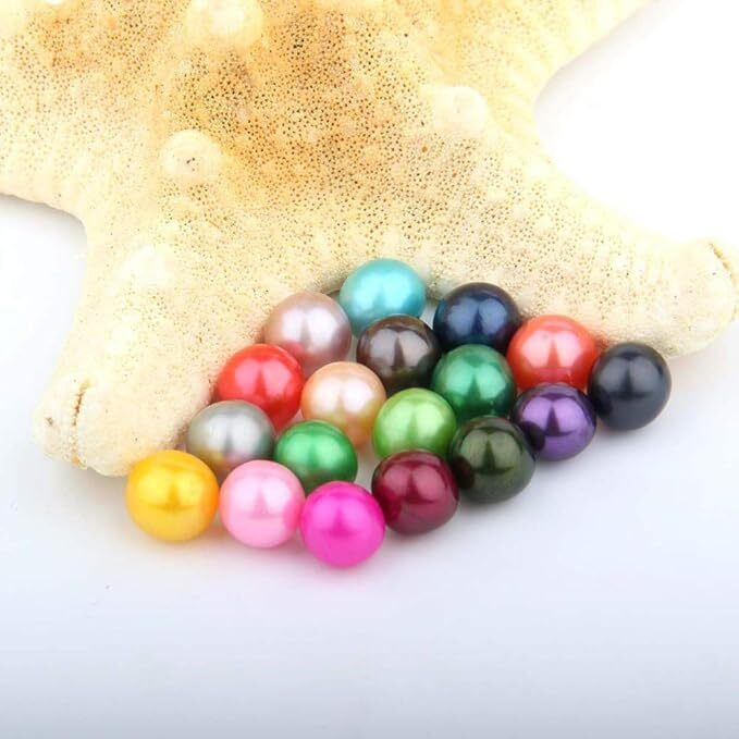 10PCS 7-8mm Natural Pearl Akoya Oysters Individually Wrapped w/ Cultured Bulk