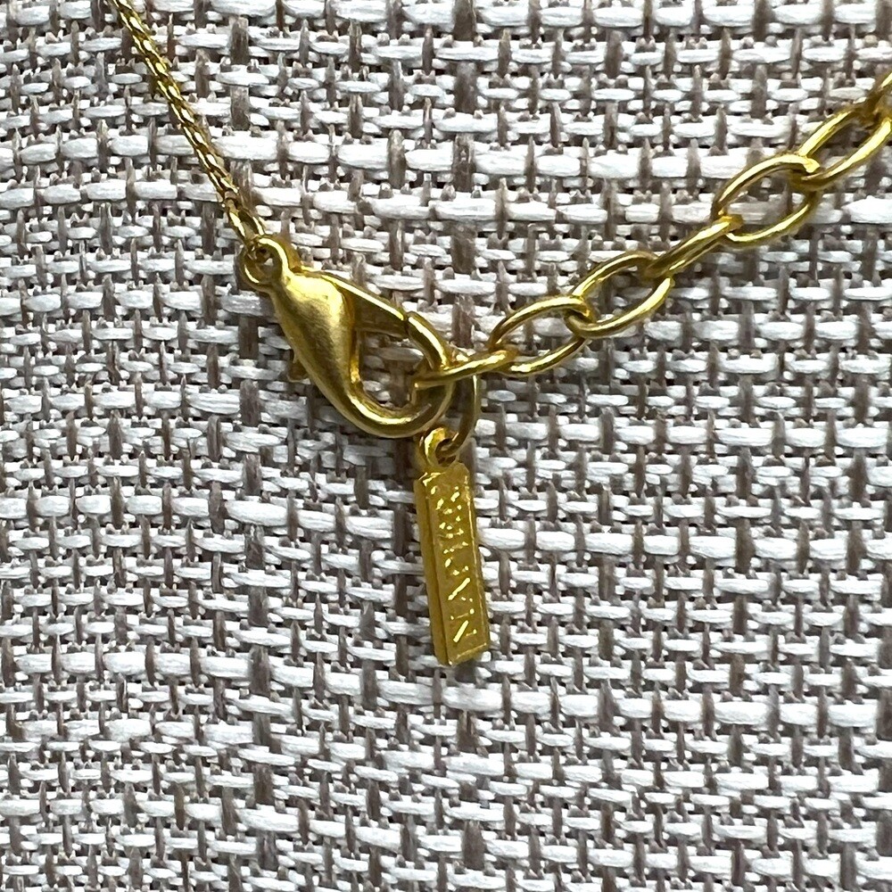 Napier Gold Chain Bead and Tube Fashion Necklace Choker
