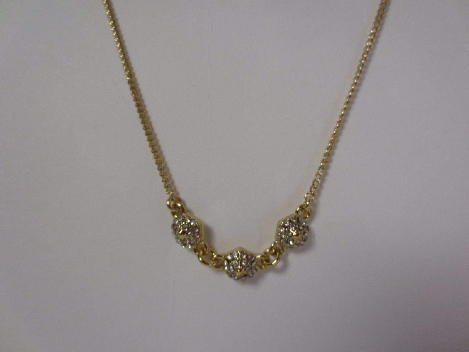 Banana Republic Women’s Metallic Modern Architecture Ball Necklace NWT 49.99