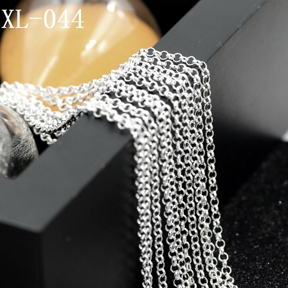 5pcs 16-30inches 925 Silver Pearl Cross Chain Fashion Women Necklace Jewelry