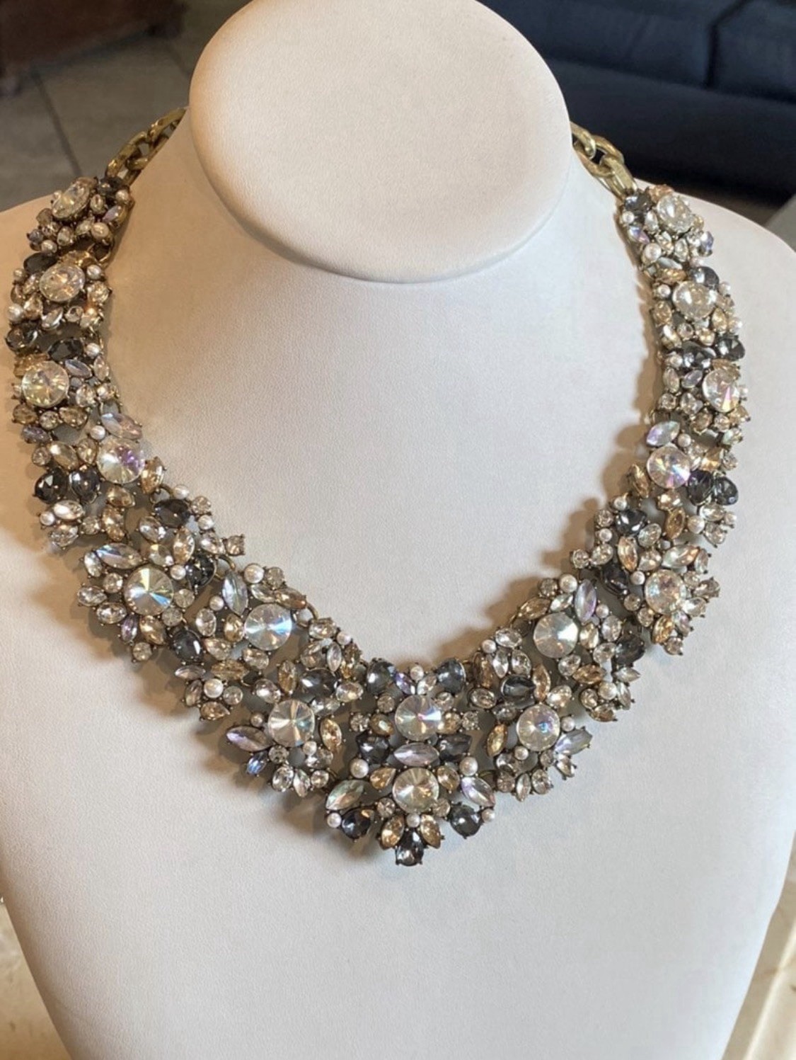 BaubleBar Crystal Pointed Necklace