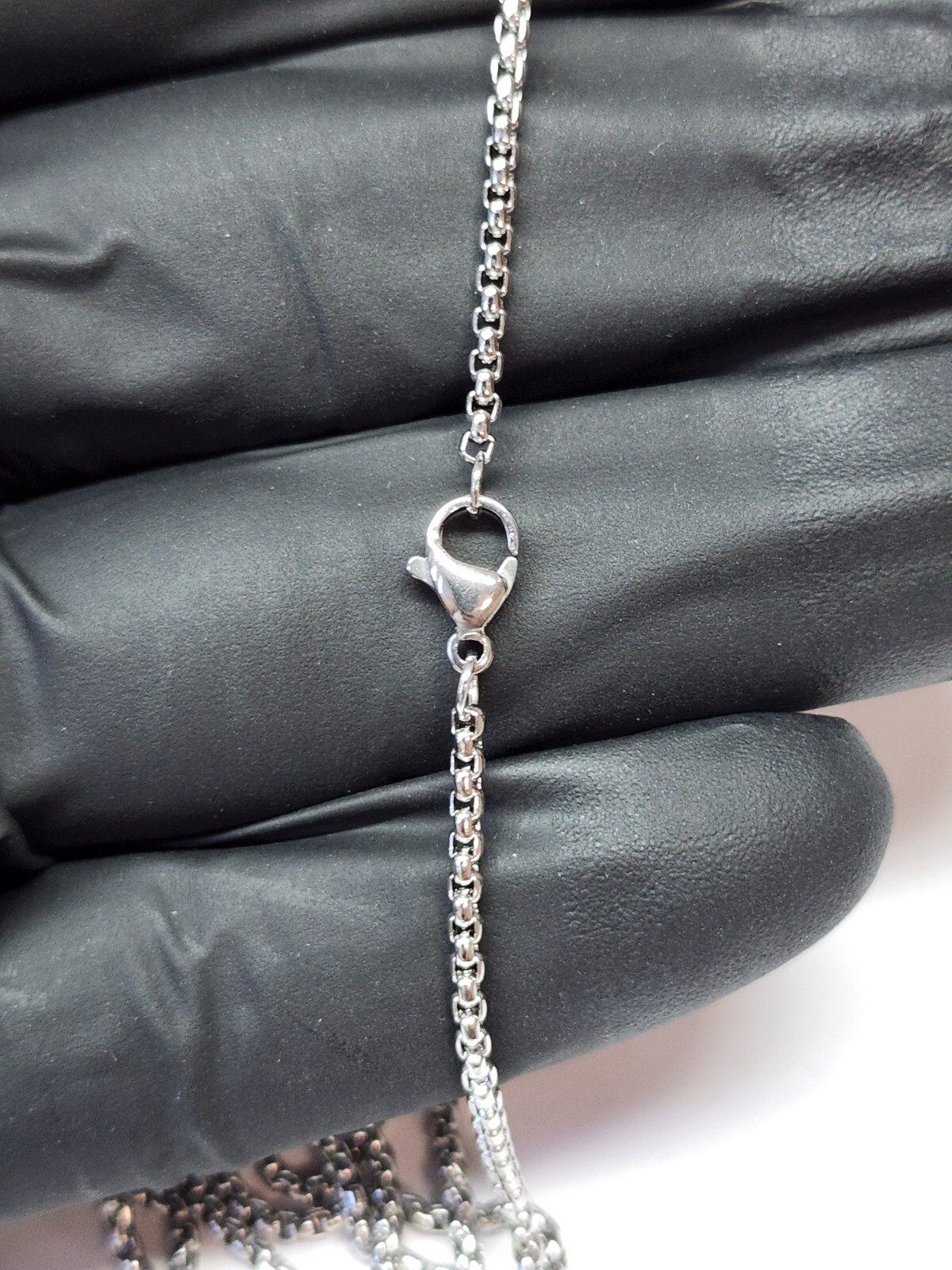 Stainless Steel Gold Plated Box Chain Necklace 16-24in Unisex Hip Hop Jewelry
