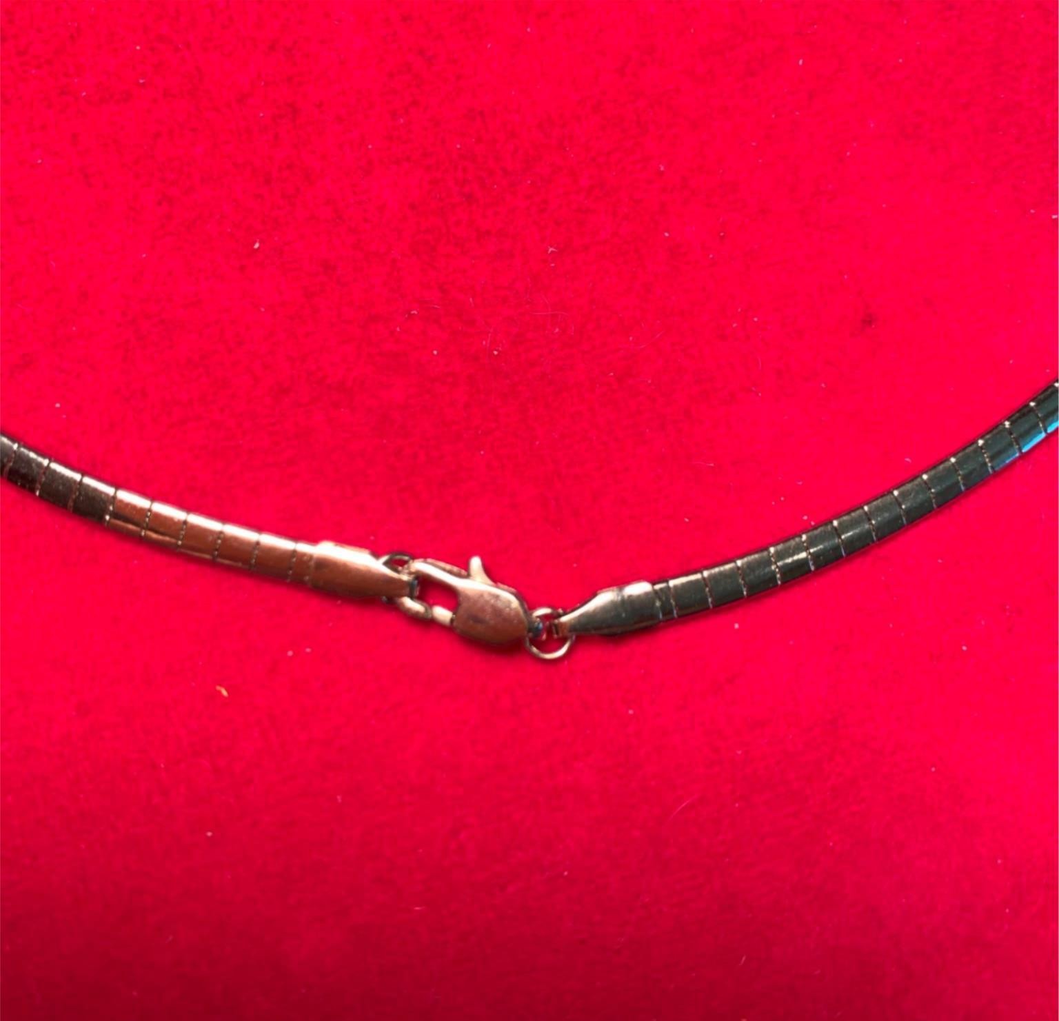 16″-20″ 3MM STAINLESS STEEL SILVER DOMED OMEGA WITH LOBSTER CLAW CLASP
