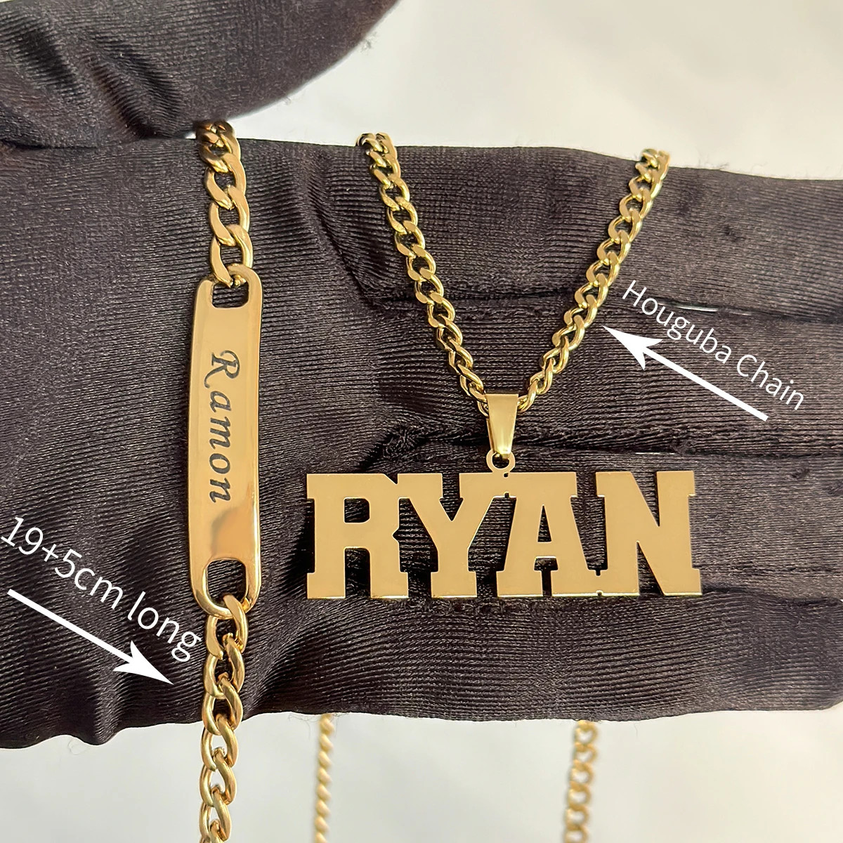 DHQH Original New Custom Name Set Jewelry Stainless Steel Love Crown Name Pendan