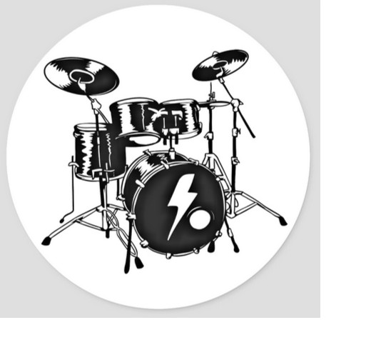 DRUMS SET MUSIC ROCK ROLL BAND ART Pendant plated 925 Silver 20″ 22″ Necklace