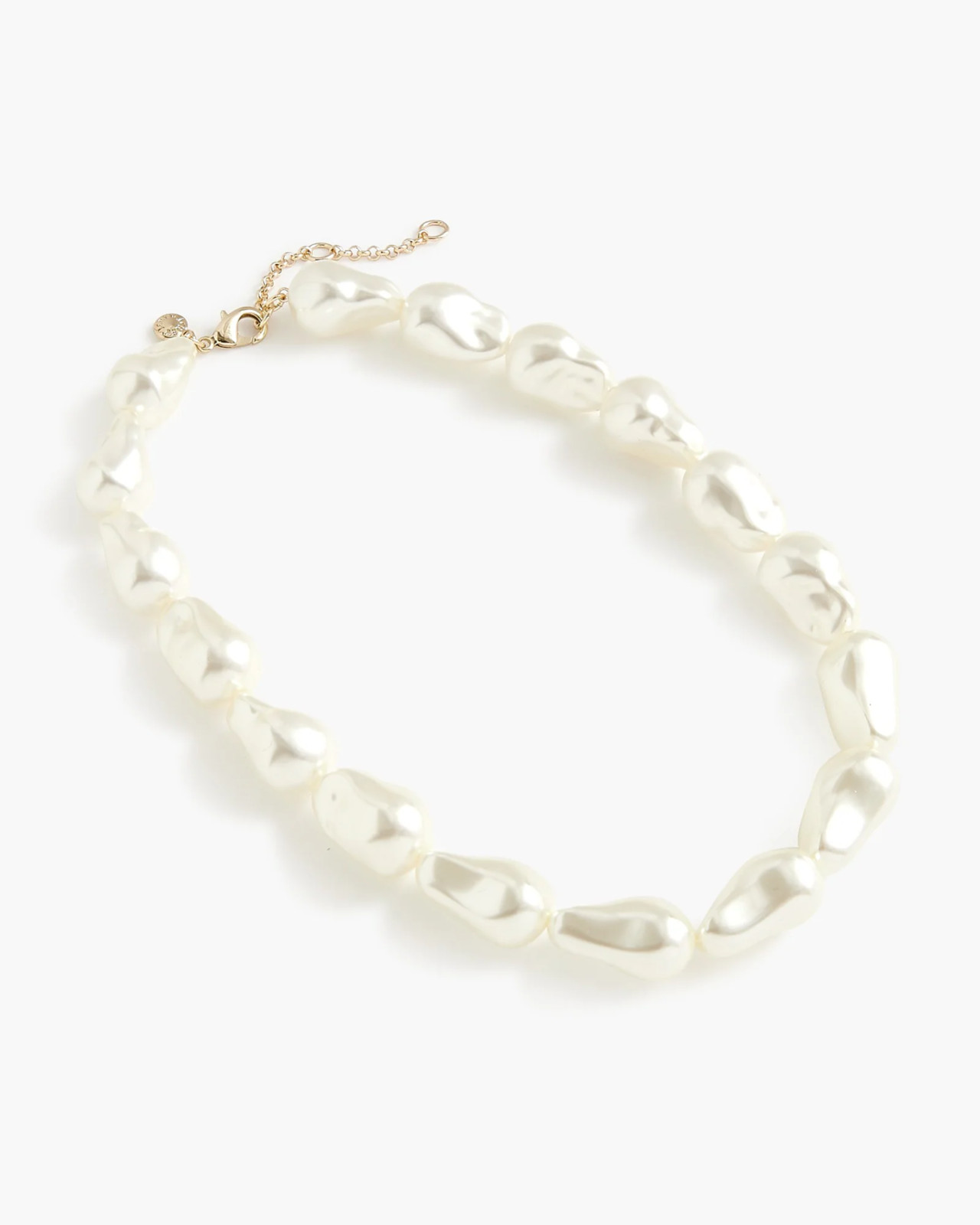(NEW) Women’s J.Crew Factory Large Pearl-Effect Necklace – Size: OS (One Size)