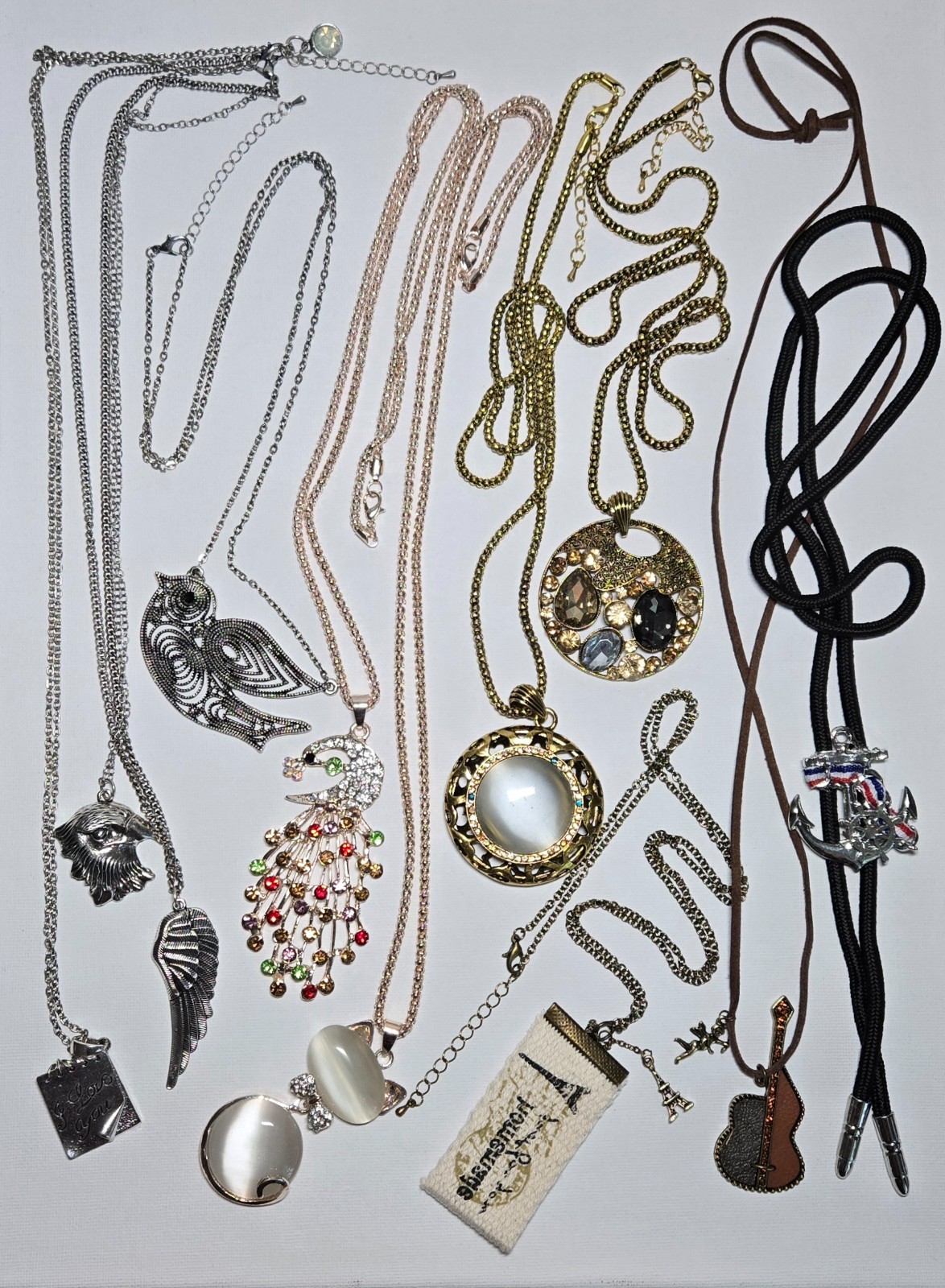 wholesale jewelry lots necklaces Long Necklace 28″ 32″ All New 10 pcs
