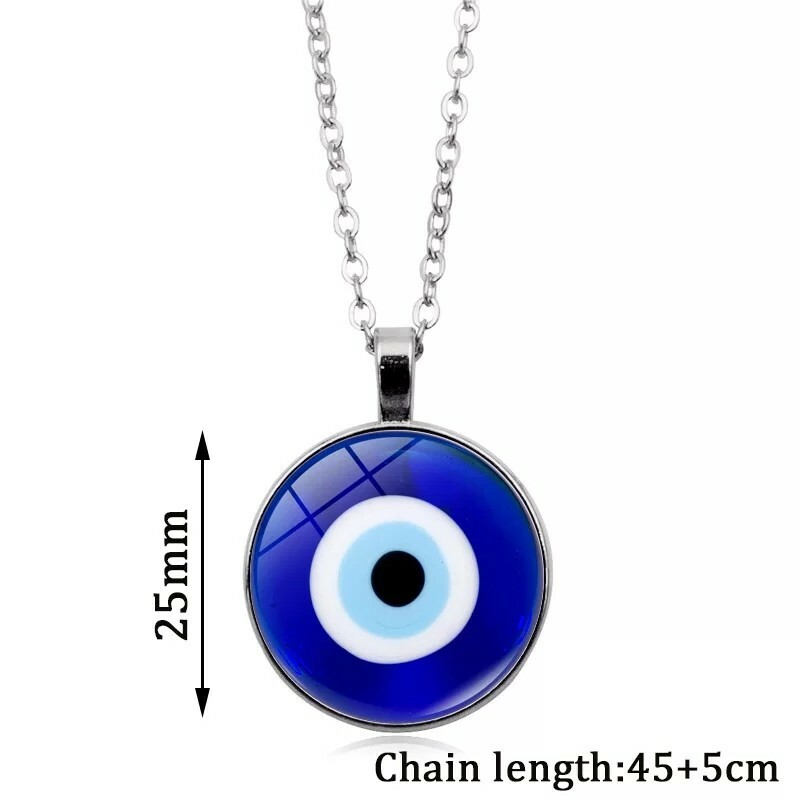 New Fashion Evil Eye Necklace for Women Men Glass Turkey Evil Eyes Lucky Pendant