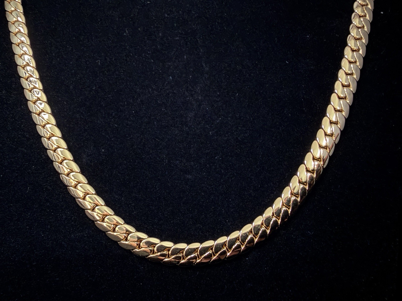 Miami Cuban 30in 6.5MM 14K Stamped Gold Filled necklace w/Box Lock. BRAND NEW