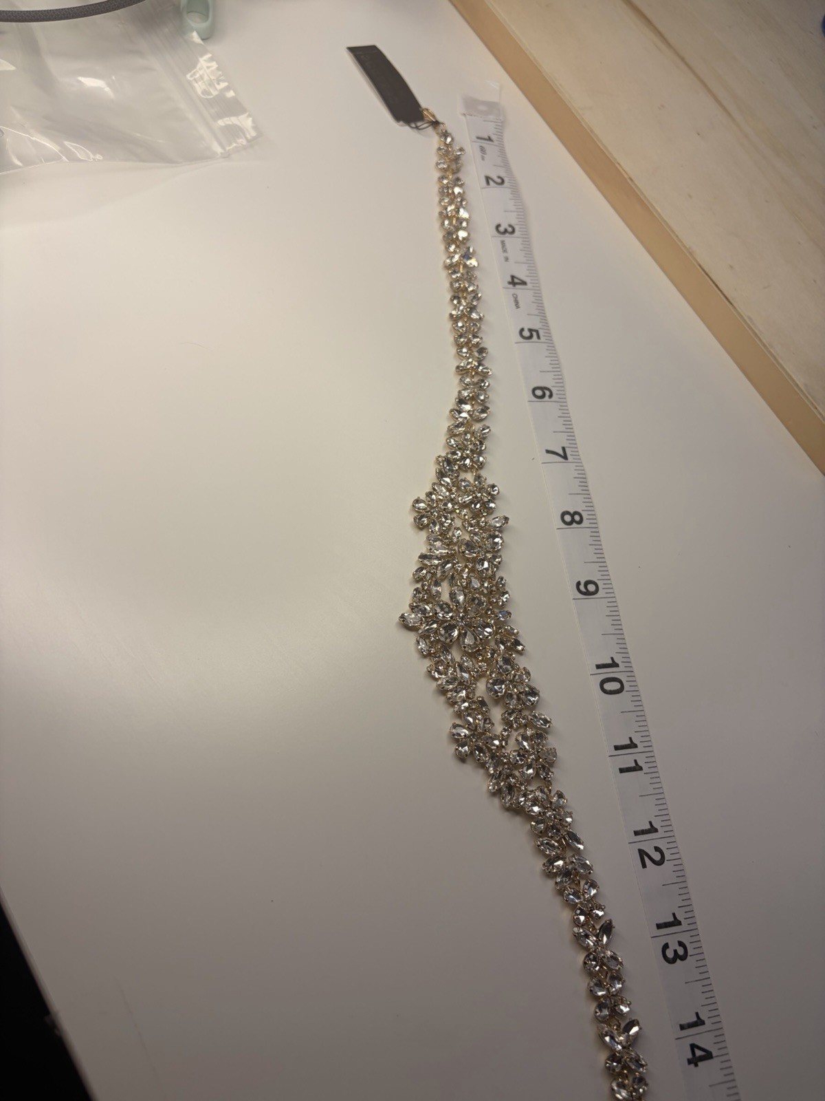 Cezanne | Floral Gold & Crystal necklace | Bridal Chic | Elegant Design | Gala