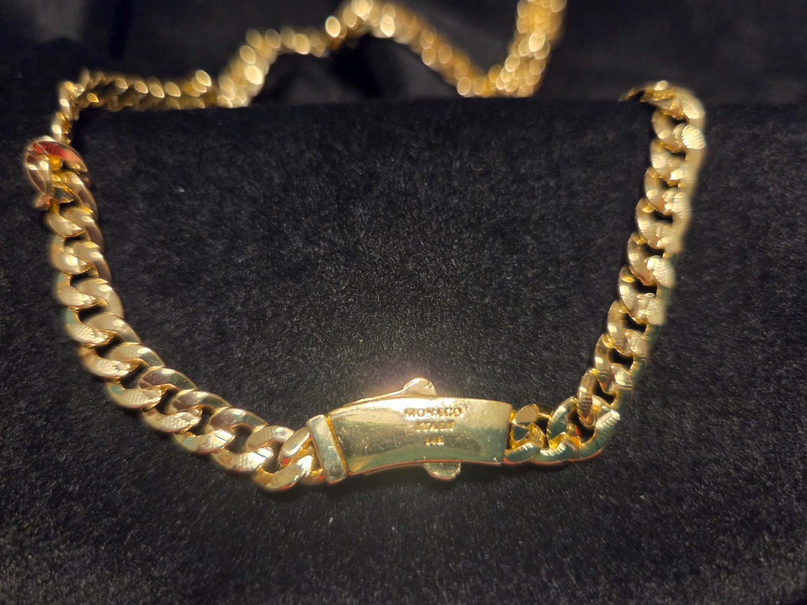 14k Yellow Gold Filled Monaco Cuban Necklace