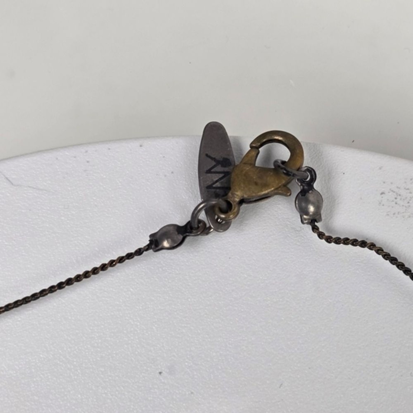 Source‎ Unknown Black and Gold Beaded Necklace
