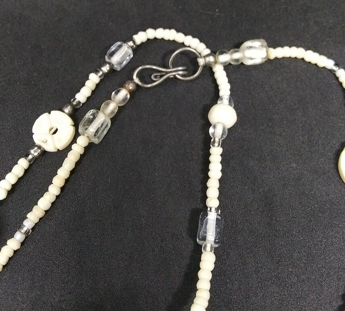 (2) Multicolored Boho Western Beaded Necklaces Colorful Costume Jewelry