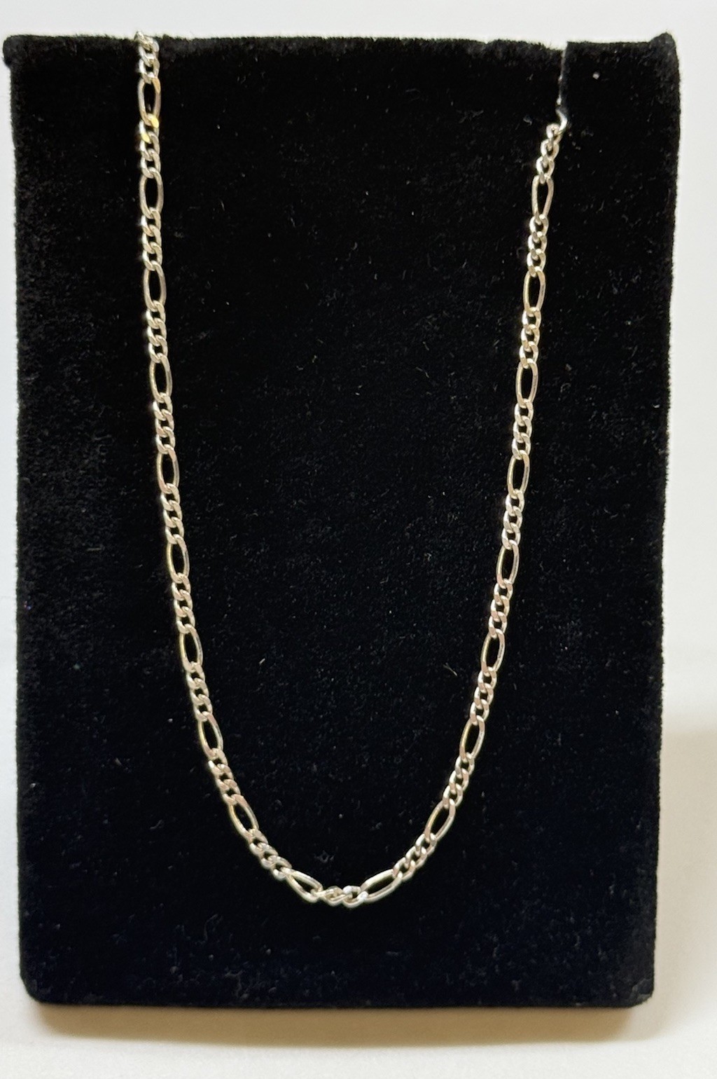 Sterling Silver 925 Figaro Link Chain Necklace