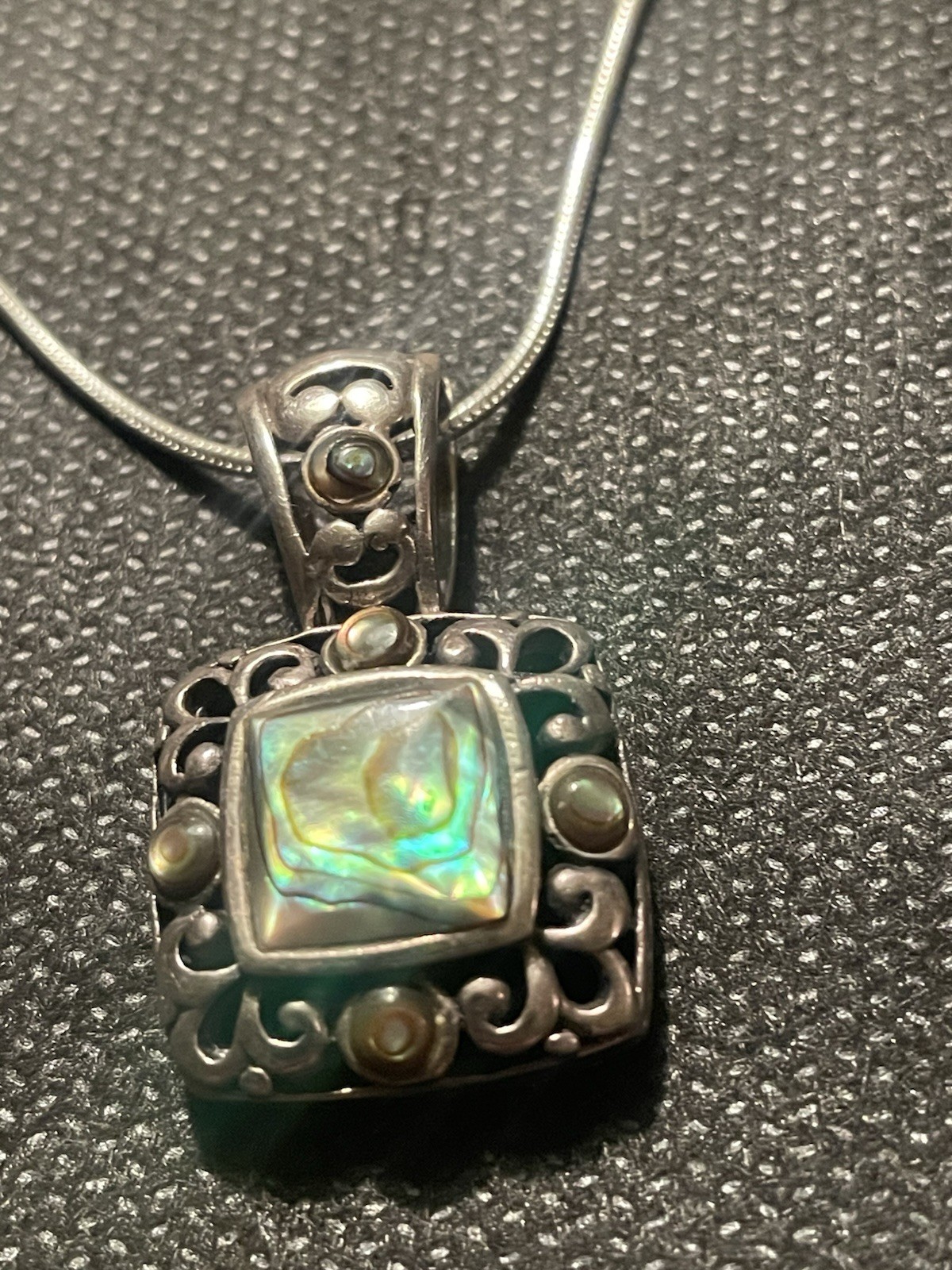 Real SILVER Unique Jewelry SOLID 925 Sterling Silver Chain Necklace and Pendent