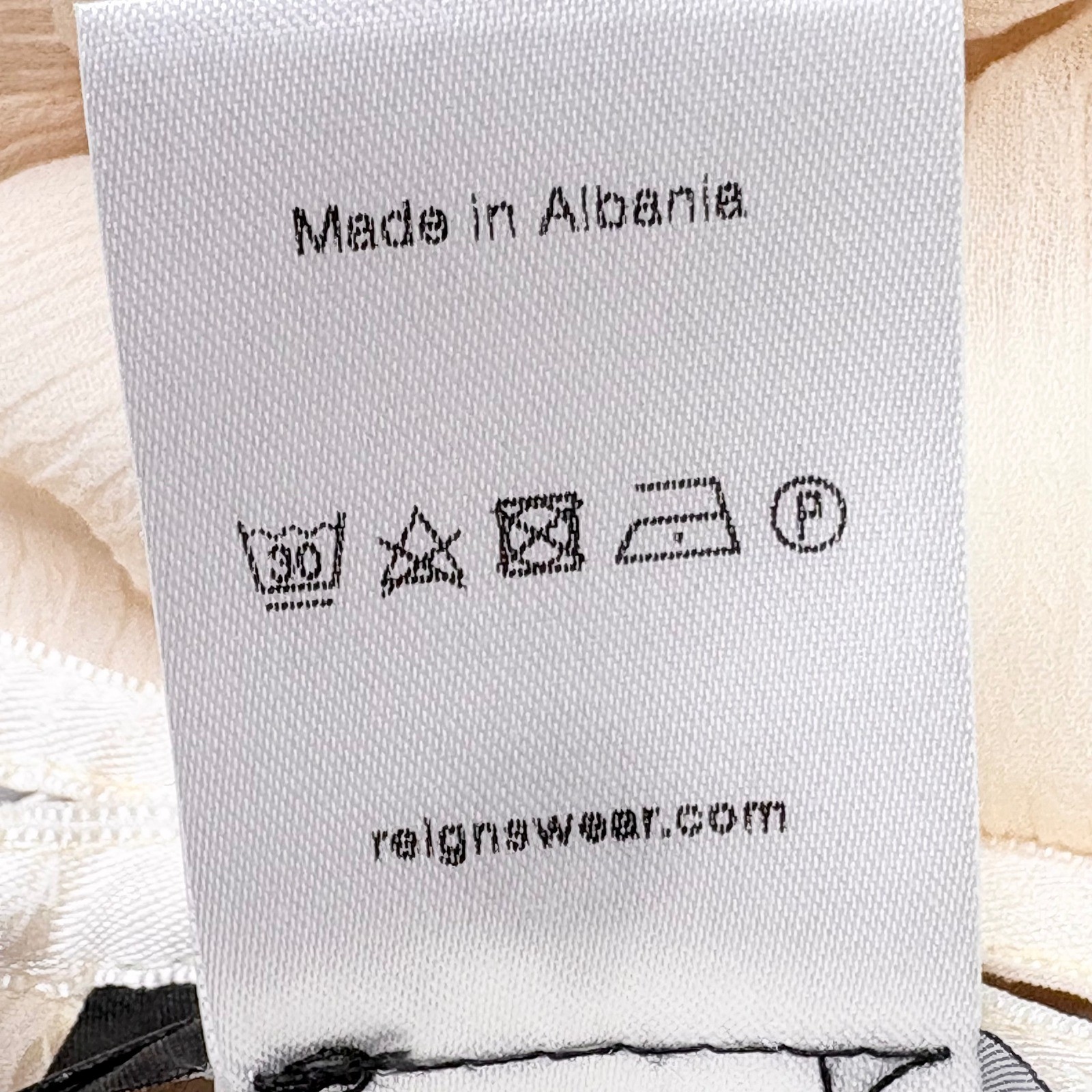 Reigns by Savannah Fellers The Estelle Braided Chiffon Necklace Ivory One Size