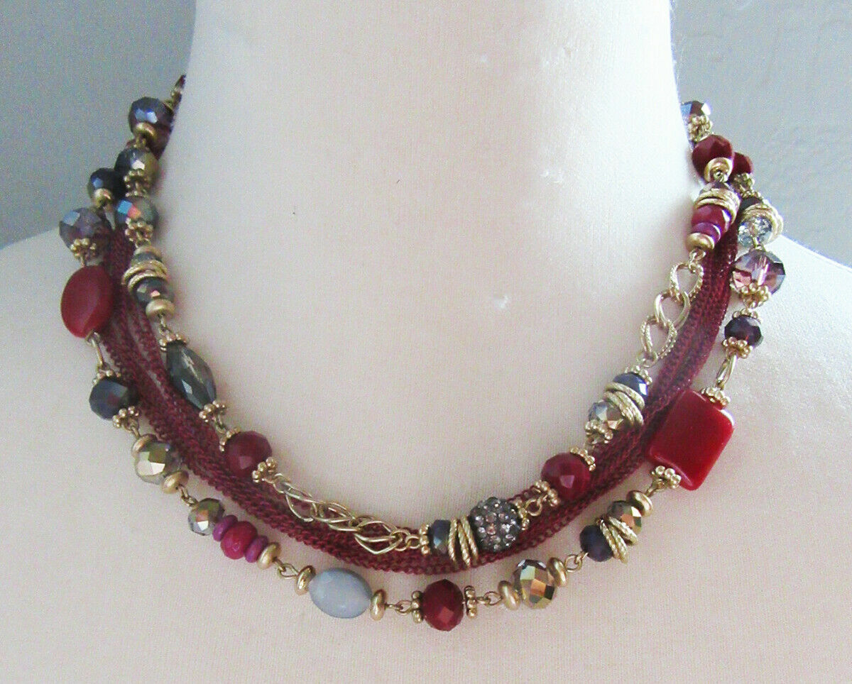Premier Designs Jewelry The Find Necklace in Gold RV$54