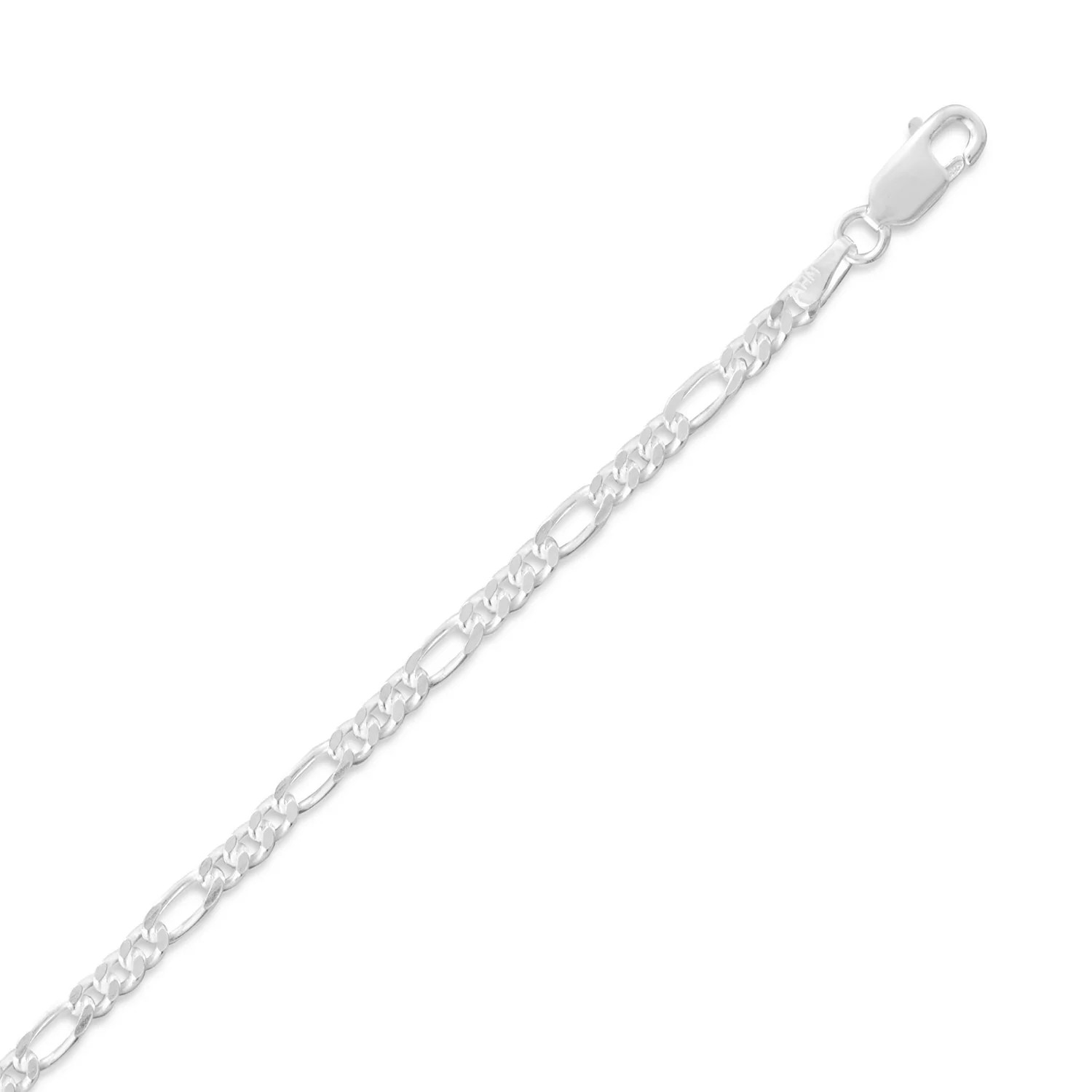 925 Sterling Silver Figaro Chain – Everyday, Date Night | Self-Gift, Daily Wear