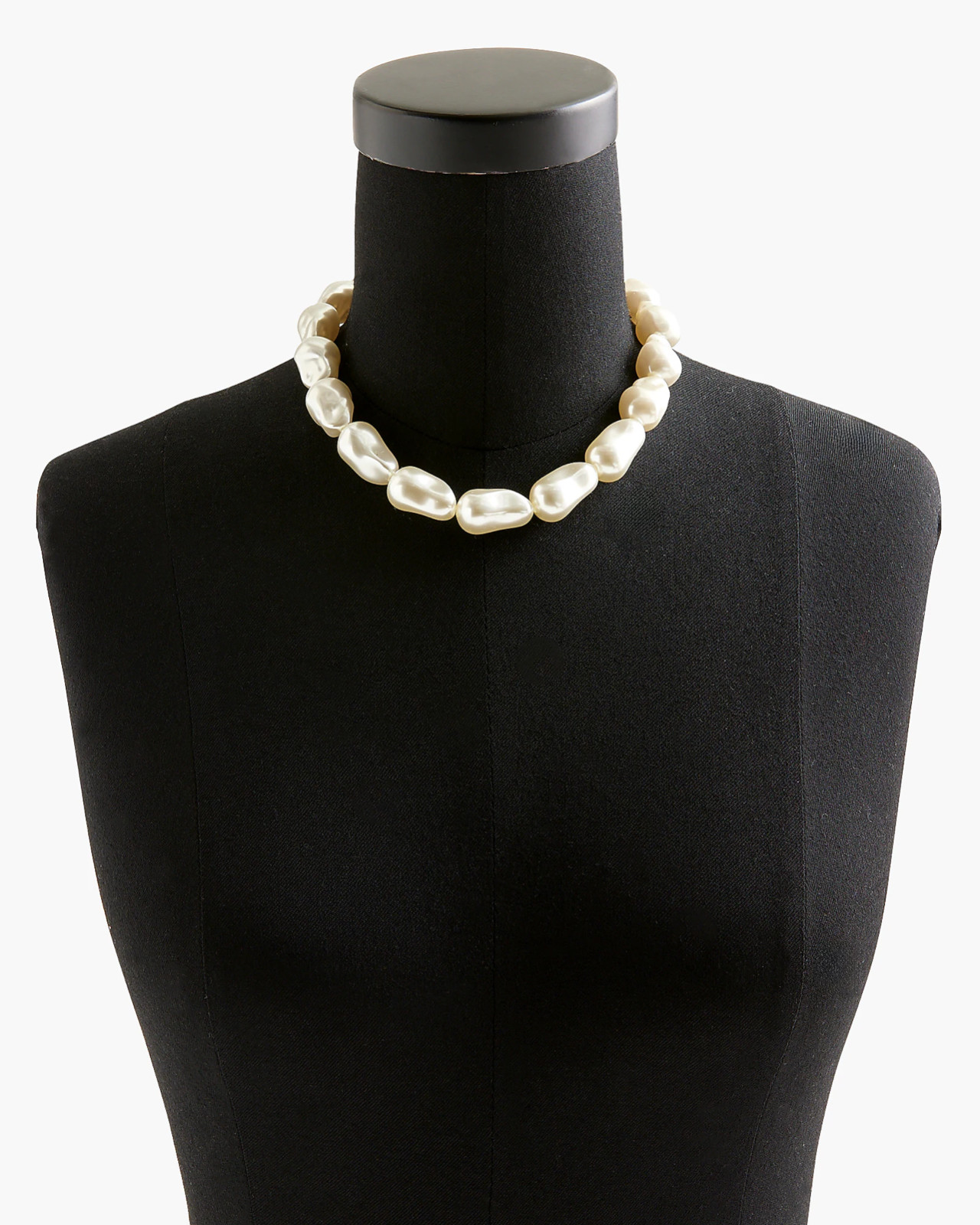(NEW) Women’s J.Crew Factory Large Pearl-Effect Necklace – Size: OS (One Size)
