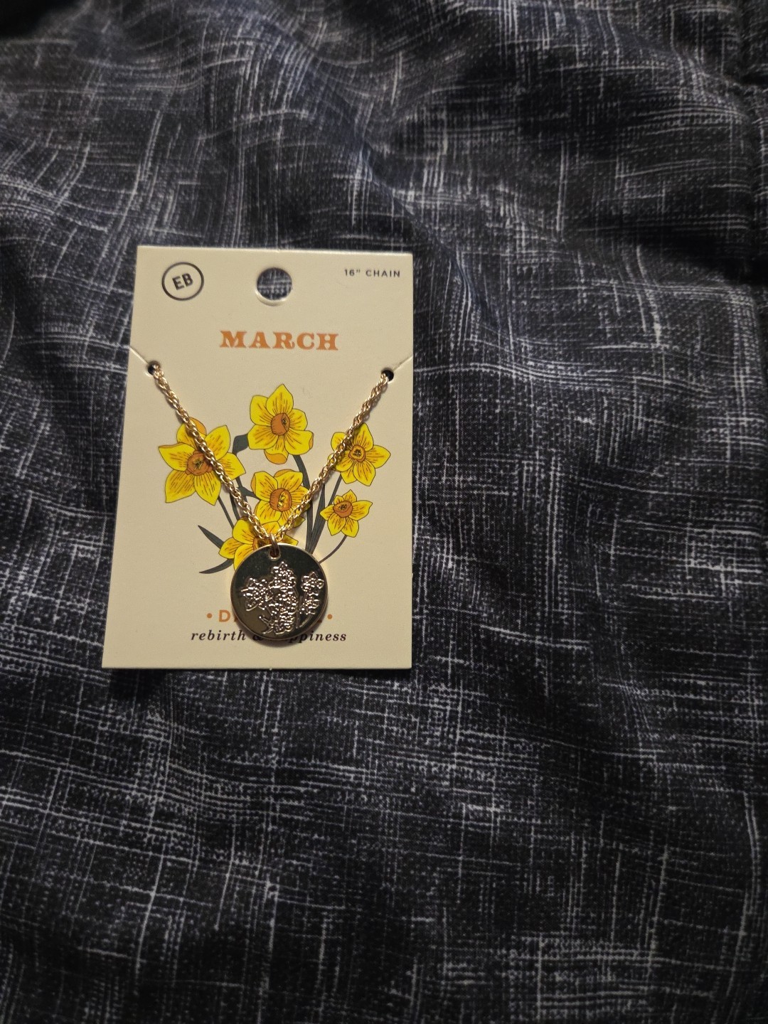 Daffodil Goldtone Necklace