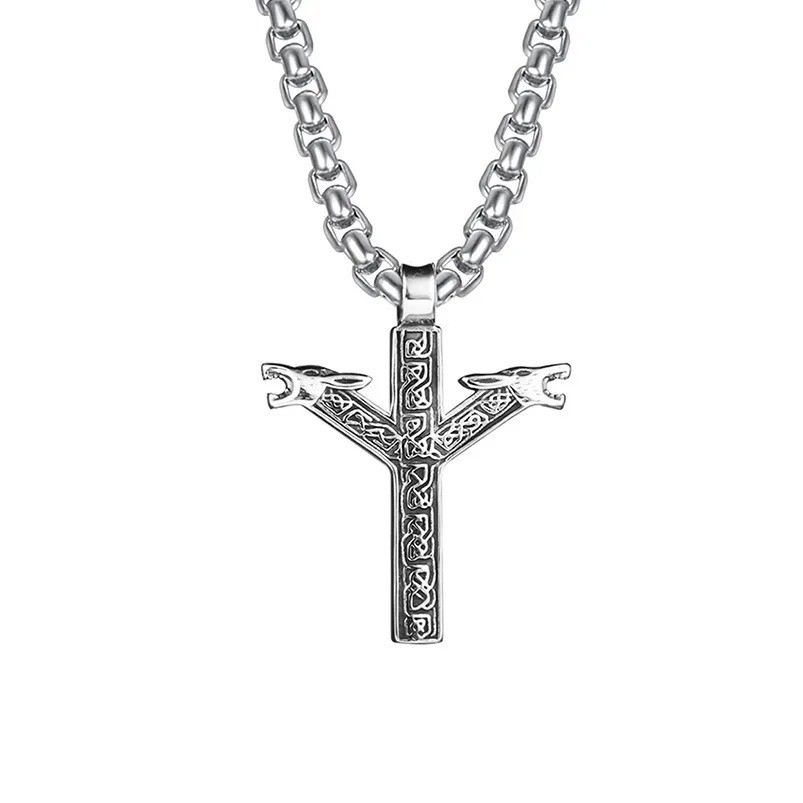 Cross Pendant Necklace 18K Gold Plated Jewelry for Women