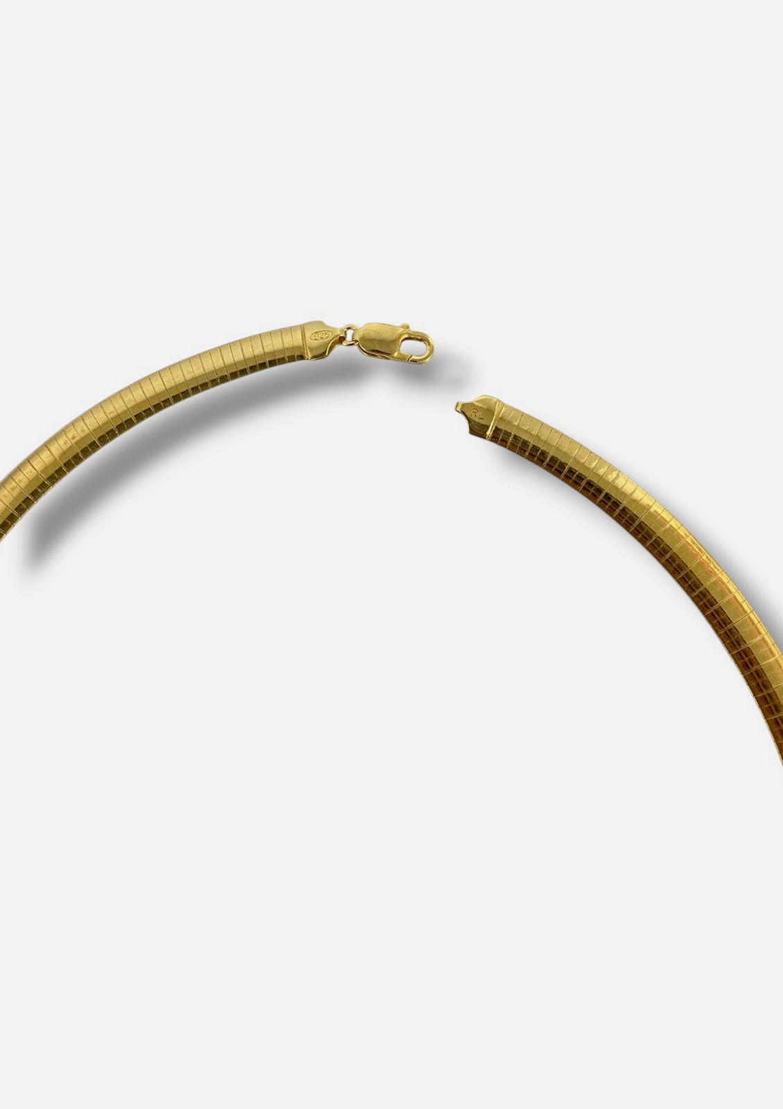 Saks Fifth Avenue Women’s 18K Gold Plated Sterling Silver Omega Chain Necklace
