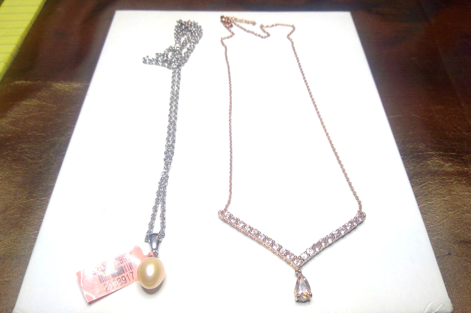 Fashion Necklaces Mixed Lot of 2 With Mixed Metals