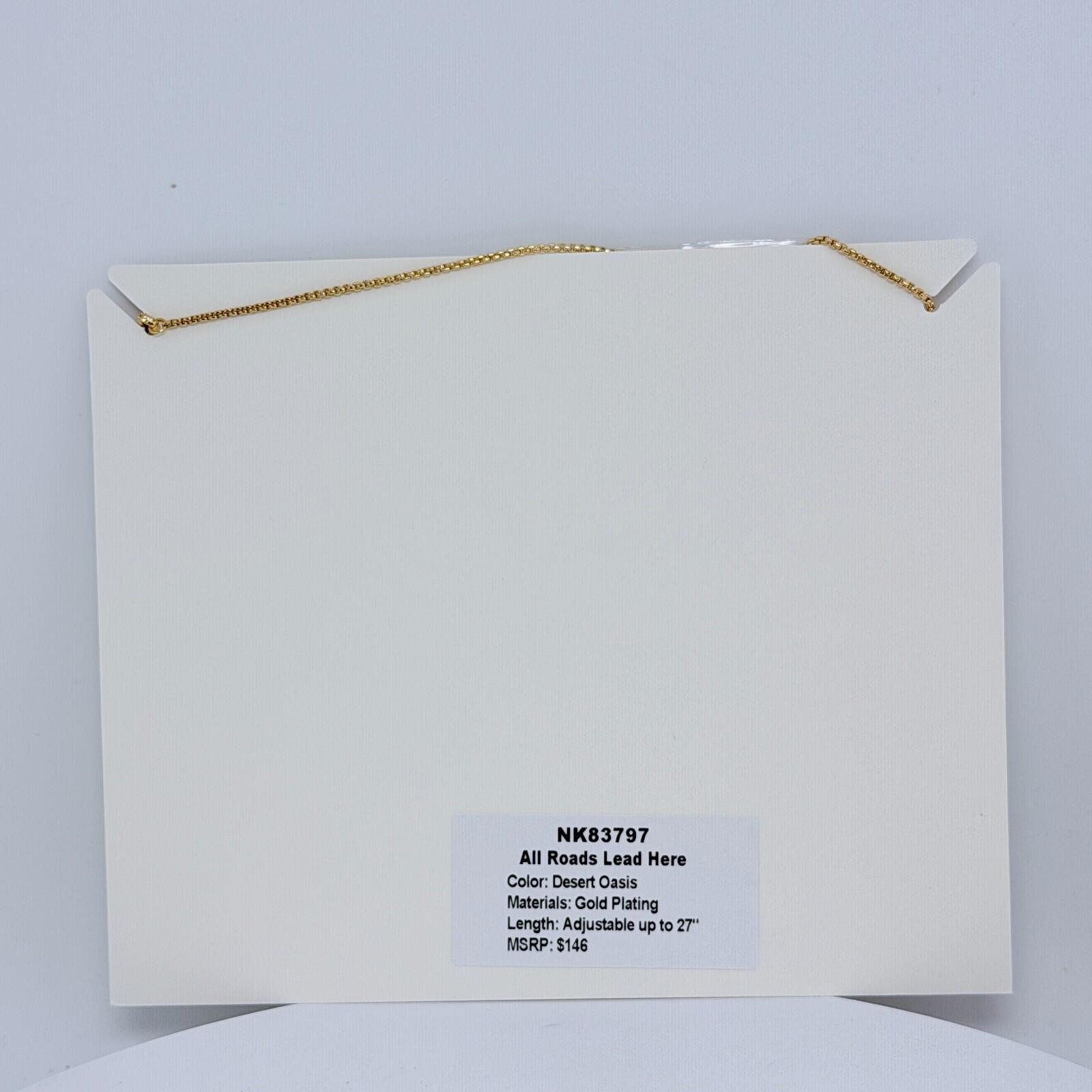 Bomb Party Summer Jewel Candy “All Roads Lead Here” Desert Oasis on Yellow Gold