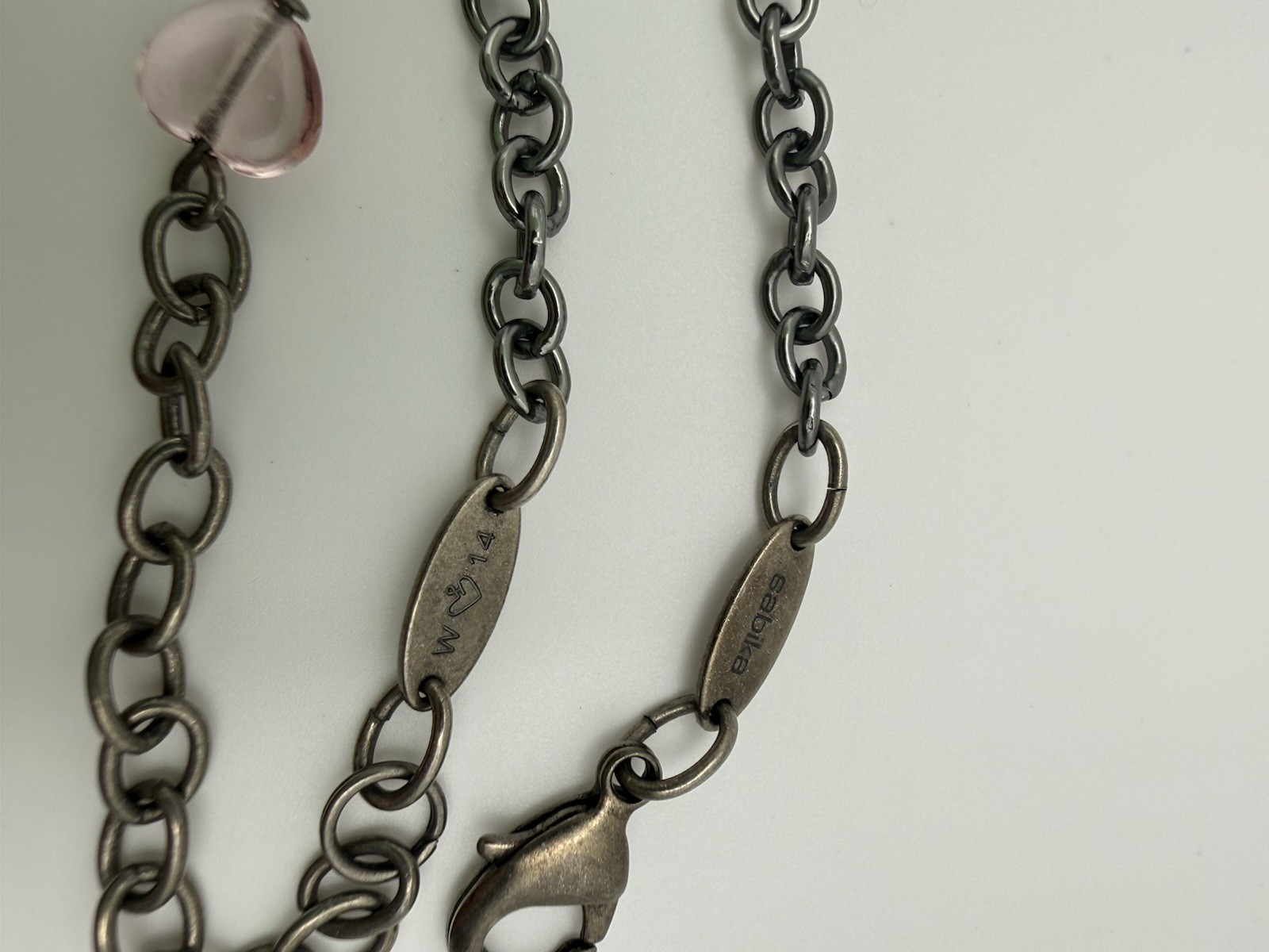 Sabika three-stone Cluster crystal accent necklace Winter 2014 (W14) Collection