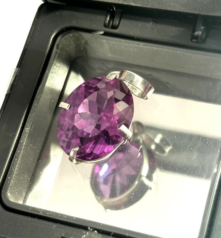 Necklace Pendant Loose Gemstone Natural Alexandrite Pendant 20.90Ct 11