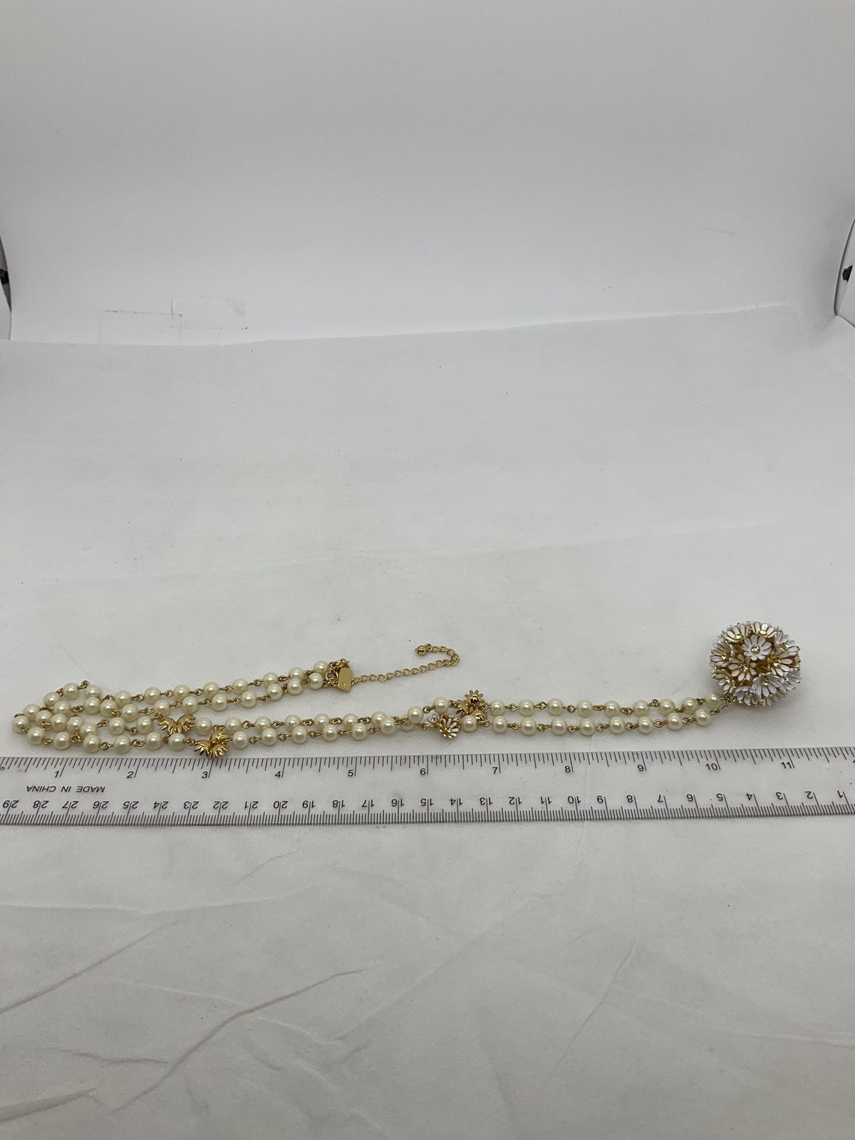 Kate Spade New York Floral Cluster Pedant Necklace