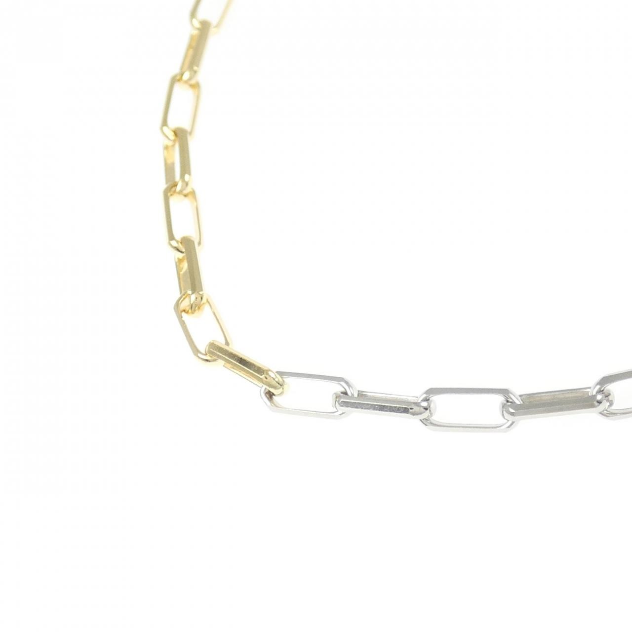 Authentic K18YG/PT850 Necklace #230-000-180-3876