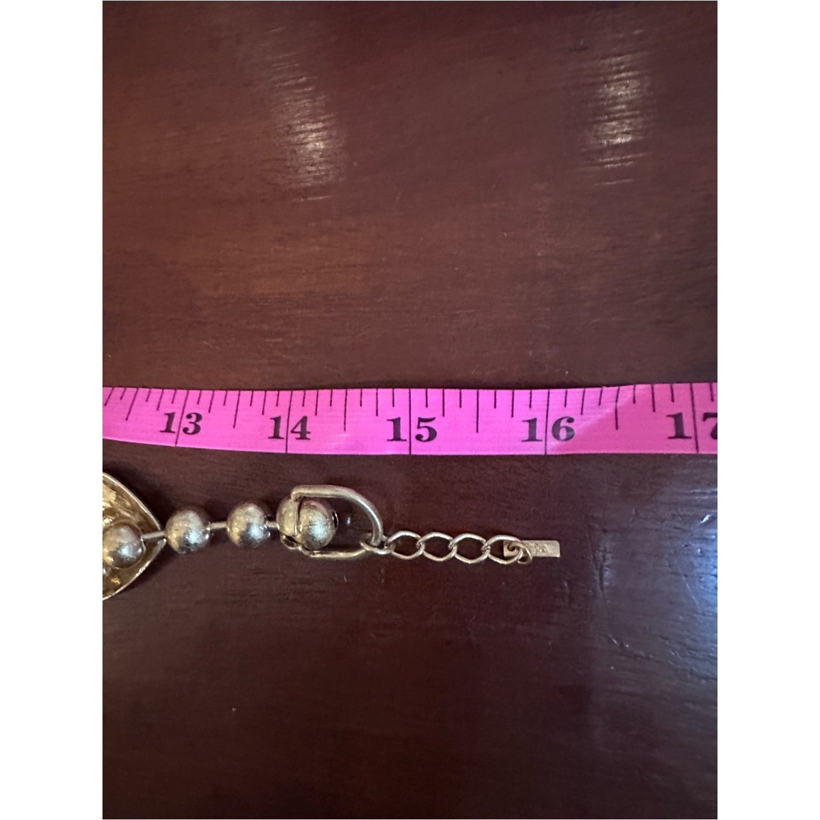 Zara Golden Heart Charms Metal Links Necklace Statement Jewelry Gold Maximalism