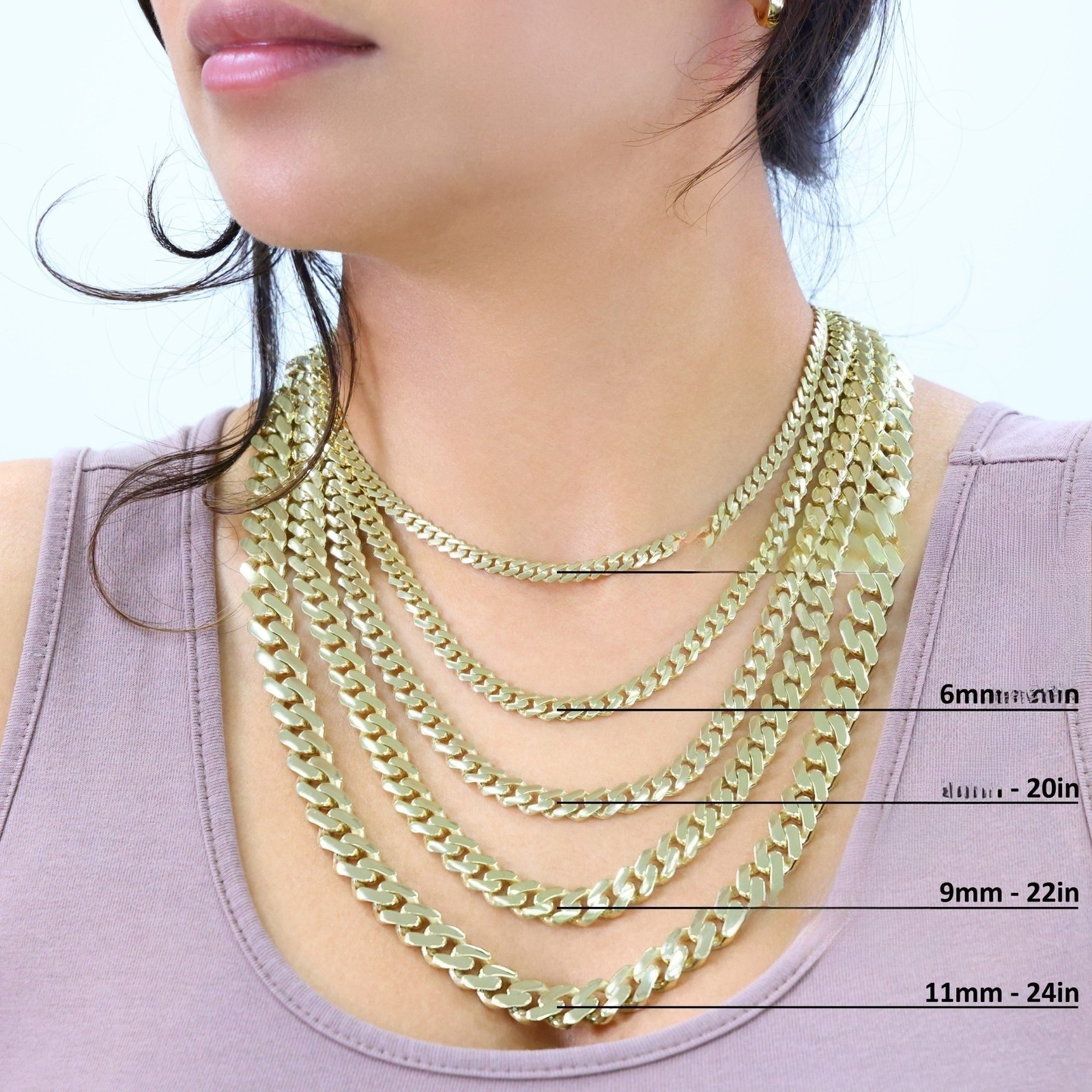 14k Yellow Gold Miami Cuban Royal Monaco Chain 5mm-17mm Necklace Bracelet 7″-30″