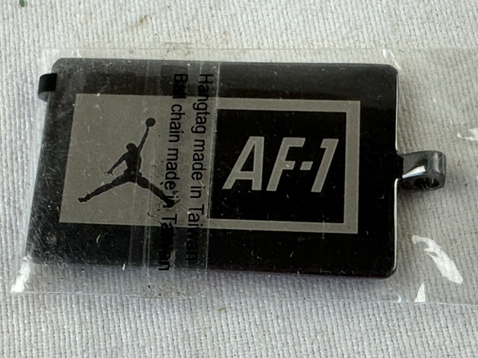 AF1 Nike Keychain, Pendant Black Air Jordan Jumpman New Factory Sealed