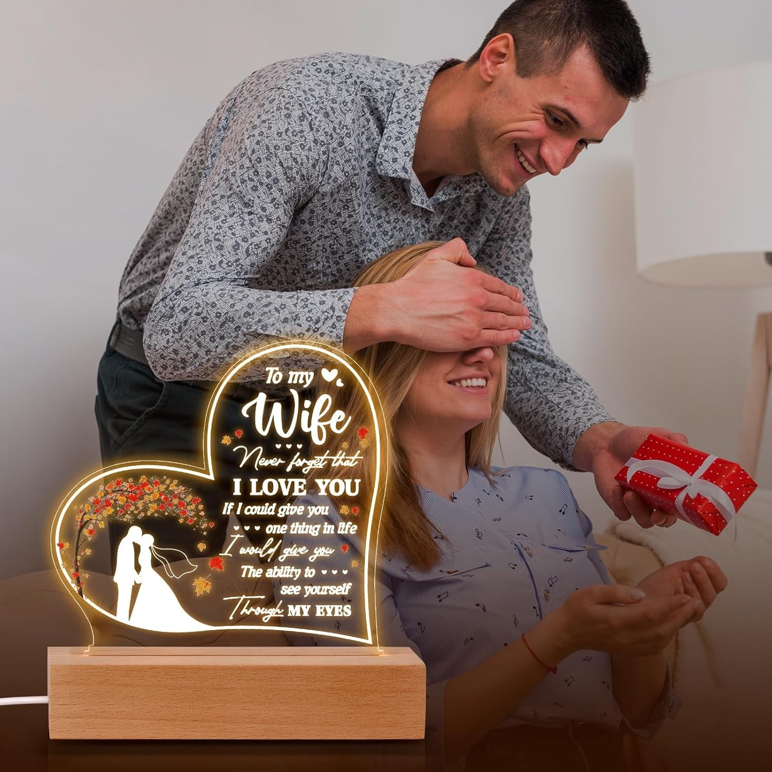To My Wonderful Wife Valentine Gifts For Her Birthday Anniversary Present Love