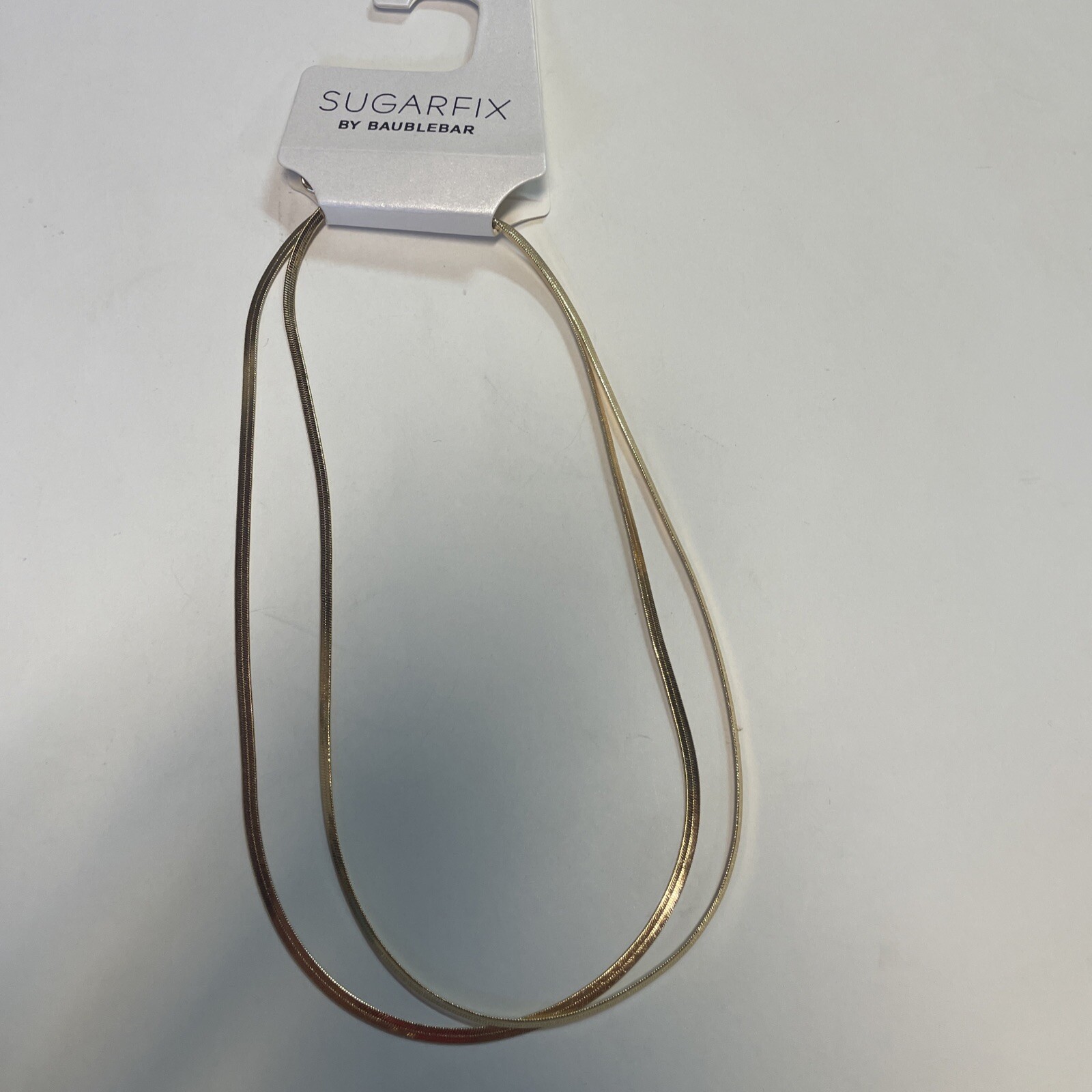 Sugarfix by Baublebar Layered NECKLACE Gold Tone New – Free Shipping
