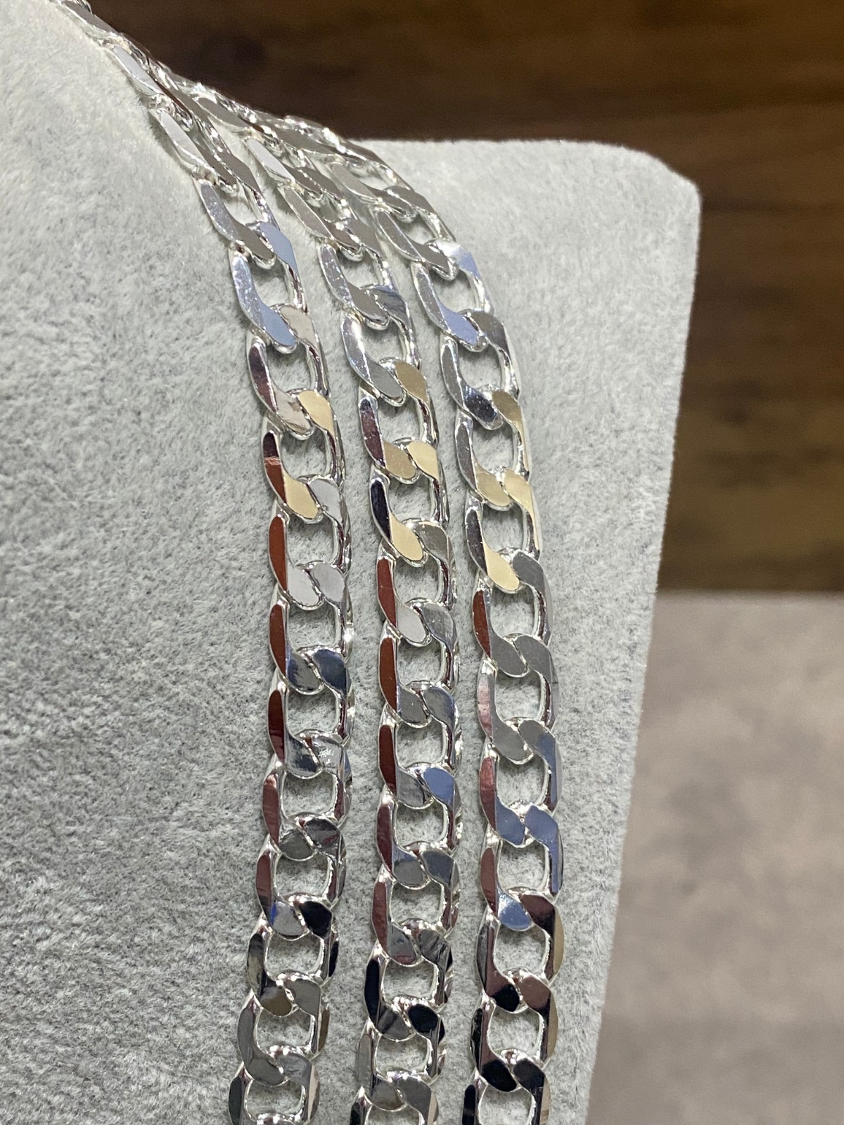 Joblot of Silver Plated Chains x30 All In – | 10x 20″ | 10x 22″ | 10x 24″ | 8mm
